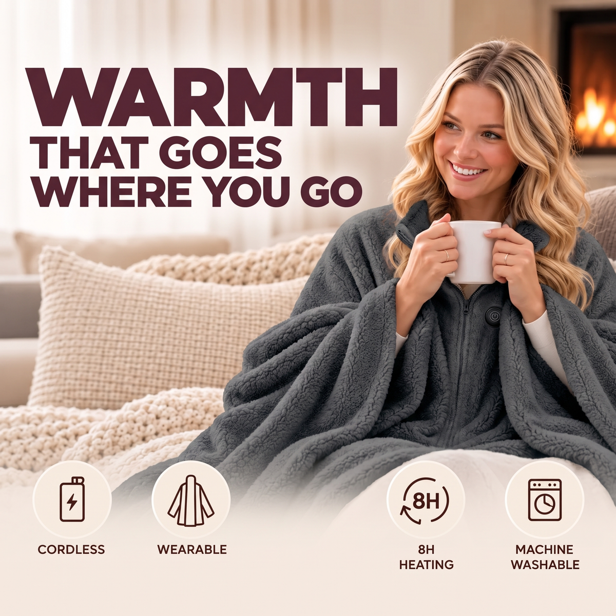 Heated Blanket Jacket